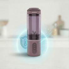 Power Titanium Shake2Go Candy Personal Blender im kompakten und tragbaren Design. 180 W Leistung. Abnehmbarer 600-ml-Tritan-Behälter. Drei Automatikprogramme. BPA-frei. Schnellladefunktion.