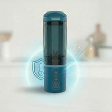 Power Titanium Shake2Go Lagoon Batidoras de vaso individual con diseño compacto y portátil. Potencia 180W. Desmontable. Vaso Tritan 600ml. Tres programas automáticos. Libre BPA. Carga rápida.