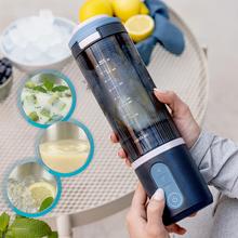 Power Titanium Shake2Go Dark Batidoras de vaso individual con diseño compacto y portátil con 11.1V Potencia 180W. Desmontable. Vaso 600ml. Tres programas automáticos. Libre BPA.