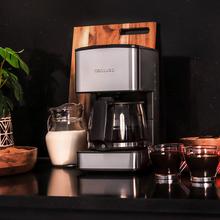 Coffee 66 Drop. Caffettiera a goccia da 6 tazze con finitura in acciaio inossidabile e intensificatore di aroma.