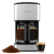 Coffee 66 Drop. Caffettiera a goccia da 6 tazze con finitura in acciaio inossidabile e intensificatore di aroma.
