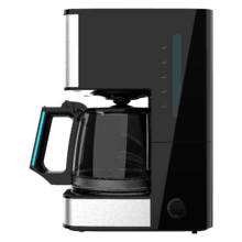 Coffee 66 Drop. Caffettiera a goccia da 6 tazze con finitura in acciaio inossidabile e intensificatore di aroma.