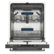 Bolero Aguazero 6260 Full-BI Lavavajillas integrable 60cm, 16 cubiertos, clase D, motor Inverter Plus Duo, 6 programas, Delay Start y bandeja superior para cubiertos