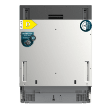 Bolero Aguazero 6260 Full-BI Lavavajillas integrable 60cm, 16 cubiertos, clase D, motor Inverter Plus Duo, 6 programas, Delay Start y bandeja superior para cubiertos