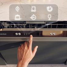 Lava-louças embutida Bolero Aguazero 6260 Full-BI de 60 cm, com capacidade para 16 serviços, Classe D, motor Inverter Plus Duo, 6 programas, início programado e bandeja superior para talheres.