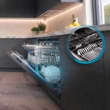 Bolero Aguazero 6260 Full-BI Lavavajillas integrable 60cm, 16 cubiertos, clase D, motor Inverter Plus Duo, 6 programas, Delay Start y bandeja superior para cubiertos