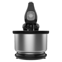 PowerTwist 500 Steel Spin Potente batidora amasadora de 500W. Bol de acero inoxidable giratorio. 5 velocidades y función turbo. Incluye varillas y ganchos.