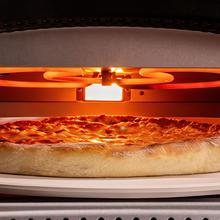Pizza&Co 500 Gyro Horno de pizza eléctrico con panel digital táctil y piedra giratoria de alta temperatura.