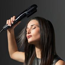 AirLisse 6in1 iTwerk Platinum Prancha de ar com Tecnologia de infravermelhos, Placas vibratórias, 3 modos de uso, Plasma, 6 acessórios, Estojo de Couro