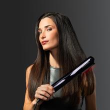 AirLisse 6in1 iTwerk Platinum Prancha de ar com Tecnologia de infravermelhos, Placas vibratórias, 3 modos de uso, Plasma, 6 acessórios, Estojo de Couro