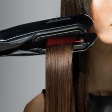 AirLisse 6in1 iTwerk Platinum: Plancha de aire con Tecnología infrarrojos, Placas vibratorias, 3 modos de uso, Plasma, 6 accesorios, Estuche de Cuero