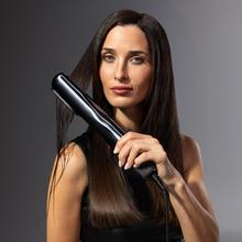 AirLisse 6in1 iTwerk Platinum: Plancha de aire con Tecnología infrarrojos, Placas vibratorias, 3 modos de uso, Plasma, 6 accesorios, Estuche de Cuero