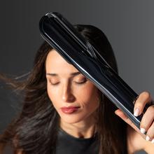 AirLisse 6in1 iTwerk Platinum Prancha de ar com Tecnologia de infravermelhos, Placas vibratórias, 3 modos de uso, Plasma, 6 acessórios, Estojo de Couro