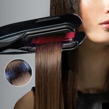 AirLisse 6in1 iTwerk Platinum: Plancha de aire con Tecnología infrarrojos, Placas vibratorias, 3 modos de uso, Plasma, 6 accesorios, Estuche de Cuero