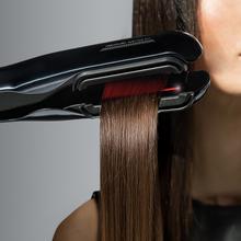 AirLisse 6in1 iTwerk Platinum Prancha de ar com Tecnologia de infravermelhos, Placas vibratórias, 3 modos de uso, Plasma, 6 acessórios, Estojo de Couro