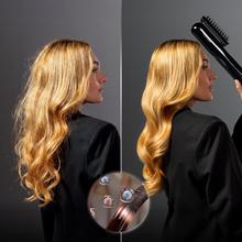 AirLisse 6in1 iTwerk Platinum: Plancha de aire con Tecnología infrarrojos, Placas vibratorias, 3 modos de uso, Plasma, 6 accesorios, Estuche de Cuero