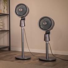 EnergySilence 1500 Cyclone Chantal Circulador de aire de pie de 50 W con 8 velocidades, oscilación automática, control táctil, pantalla LED, temporizador de hasta 12 horas y luz LED integrada.