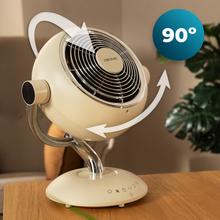 EnergySilence 960 Cyclone Desk Eve Ventilateur circulateur d'air de table de 35 W, oscillation et inclinaison réglables, contrôle tactile et lumière LED.
