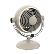 EnergySilence 960 Cyclone Desk Eve Ventilador circulador de aire de sobremesa de 35W, oscilación e inclinación ajustables, mando, táctil y con luz LED.