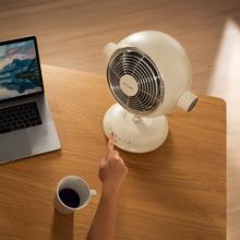 EnergySilence 960 Cyclone Desk Eve Ventilador circulador de aire de sobremesa de 35W, oscilación e inclinación ajustables, mando, táctil y con luz LED.