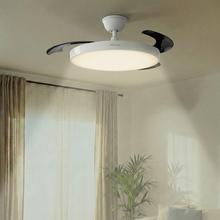 EnergySilence Aero 300 Air Invisible Ventilador de techo con 3 aspas retráctiles, con motor DC de 30 W, iluminación LED, temporizador hasta 4 horas, función winter-summer, 6 velocidades, mando a distancia.