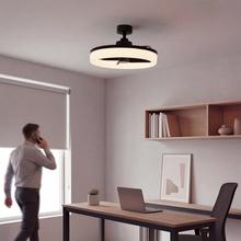 EnergySilence LampAero 770 LightDesign Ventilador de techo con luz con motor DC de 25 W, luz LED regulable, mando a distancia, temporizador y 6 velocidades.