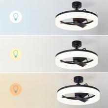 EnergySilence LampAero 770 LightDesign Ventilador de techo con luz con motor DC de 25 W, luz LED regulable, mando a distancia, temporizador y 6 velocidades.