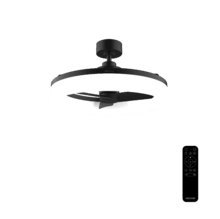 EnergySilence LampAero 770 LightDesign Ventilador de techo con luz con motor DC de 25 W, luz LED regulable, mando a distancia, temporizador y 6 velocidades.