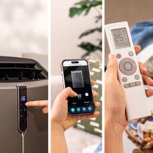 ForceClima 14800 Nux Heating Connected Aire acondicionado portátil de 14000 BTU con bomba de calor y control por Wi-Fi. Incluye mando a distancia.