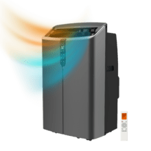 ForceClima 14800 Nux Heating Connected Aire acondicionado portátil de 14000 BTU con bomba de calor y control por Wi-Fi. Incluye mando a distancia.