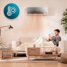 AirClima 12000 Wind Connected A+++ Aire acondicionado split de 12000 BTU con bomba de calor, mando a distancia, pantalla LED y WIFI. A+++