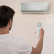 AirClima 12000 Wind Connected A+++ Aire acondicionado split de 12000 BTU con bomba de calor, mando a distancia, pantalla LED y WIFI. A+++