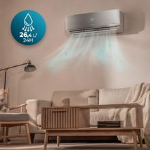 AirClima 12000 Wind Connected A+++ Aire acondicionado split de 12000 BTU con bomba de calor, mando a distancia, pantalla LED y WIFI. A+++