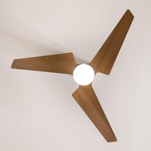 EnergySilence Aero 5330 JellyFrisbee white Ventilador de techo de 25W con motor DC y 52” con luz LED, mando a distancia, temporizador y 6 velocidades.