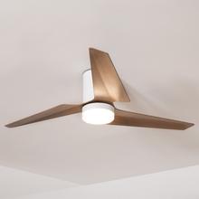 EnergySilence Aero 5330 JellyFrisbee white Ventilador de techo de 25W con motor DC y 52” con luz LED, mando a distancia, temporizador y 6 velocidades.