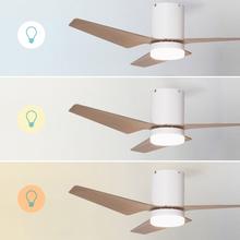 EnergySilence Aero 5330 JellyFrisbee white Deckenventilator, 25 W, DC‑Motor, Ø 52″, LED‑Licht, Fernbedienung, Timer und 6 Geschwindigkeitsstufen.