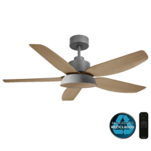 EnergySilence Aero 5460 Daisy Ventilador de techo de 24W con motor DC y 46” con luz LED, 5 aspas, mando a distancia, temporizador y 6 velocidades.
