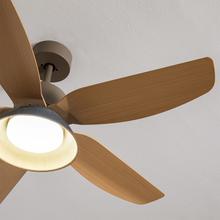 EnergySilence Aero 5460 Daisy Ventilador de techo de 24W con motor DC y 46” con luz LED, 5 aspas, mando a distancia, temporizador y 6 velocidades.