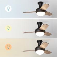 EnergySilence Aero 352 BlackBee Ventilador de techo de 15W con motor DC y 36” con luz LED, mando a distancia, temporizador y 6 velocidades.