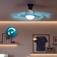 EnergySilence Aero 352 BlackBee Ventilador de techo de 15W con motor DC y 36” con luz LED, mando a distancia, temporizador y 6 velocidades.
