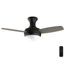EnergySilence Aero 352 BlackBee Ventilador de techo de 15W con motor DC y 36” con luz LED, mando a distancia, temporizador y 6 velocidades.