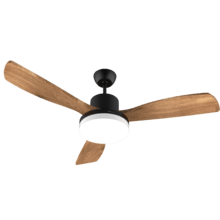 EnergySilence Aero 520 Willow Ventilador de techo de 30W con motor DC y 52” con luz LED, mando a distancia, temporizador y 6 velocidades.