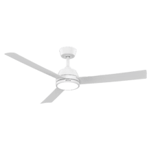 EnergySilence Aero 452 QuickSnap White Ventilador de techo con motor DC de 30 W, diámetro de 52", 4 aspas, luz LED, mando a distancia, temporizador de hasta 8 horas, instalación de aspas con sistema “one-click” y función verano/invierno.