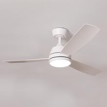 EnergySilence Aero 452 QuickSnap White Ventilador de techo con motor DC de 30 W, diámetro de 52", 3 aspas, luz LED, mando a distancia, temporizador de hasta 8 horas, instalación de aspas con sistema “one-click” y función verano/invierno.