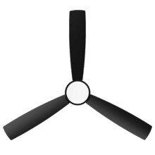 EnergySilence Aero 452 QuickSnap Black Ventilador de techo con motor DC de 30 W, diámetro de 52", 4 aspas, luz LED, mando a distancia, temporizador de hasta 8 horas, instalación de aspas con sistema “one-click” y función verano/invierno.