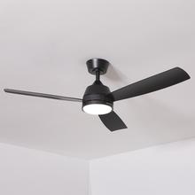 EnergySilence Aero 452 QuickSnap Black Ventilador de techo con motor DC de 30 W, diámetro de 52", 4 aspas, luz LED, mando a distancia, temporizador de hasta 8 horas, instalación de aspas con sistema “one-click” y función verano/invierno.
