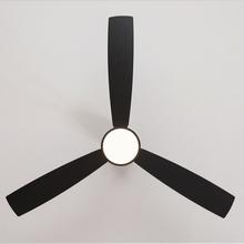 EnergySilence Aero 452 QuickSnap Black Ventilador de techo con motor DC de 30 W, diámetro de 52", 4 aspas, luz LED, mando a distancia, temporizador de hasta 8 horas, instalación de aspas con sistema “one-click” y función verano/invierno.