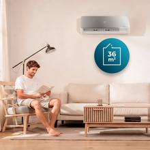 AirClima 18000 Wind Connected A+++ Aire acondicionado split de 18000 BTU con bomba de calor, mando a distancia, pantalla LED y WIFI. A+++
