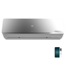 AirClima 18000 Wind Connected A+++ Aire acondicionado split de 18000 BTU con bomba de calor, mando a distancia, pantalla LED y WIFI. A+++