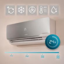 AirClima 18000 Wind Connected A+++ Aire acondicionado split de 18000 BTU con bomba de calor, mando a distancia, pantalla LED y WIFI. A+++
